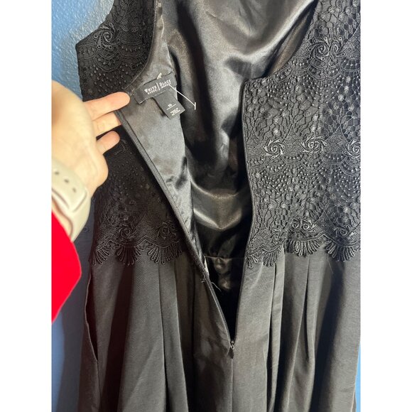 White House Black Market Little Black Dress Size 10 with Pockets - Picture 7 of 11